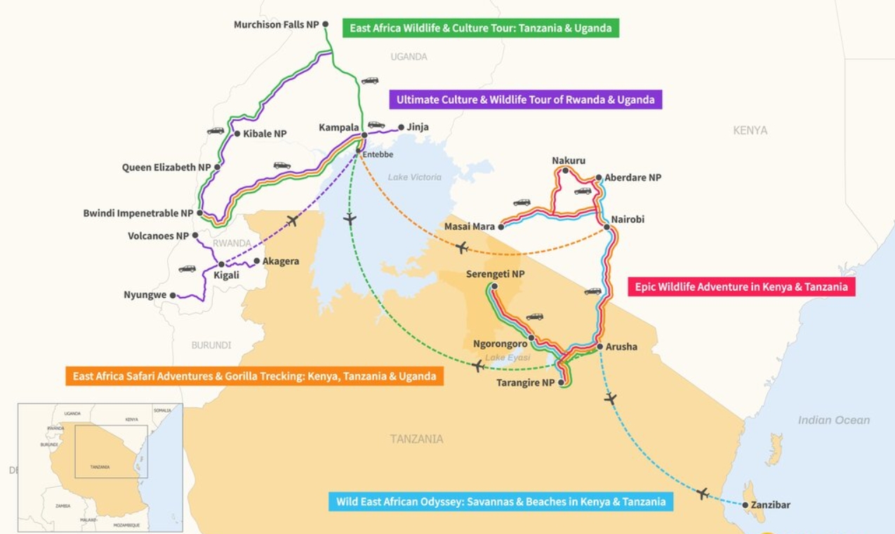East Africa Travel Destinations