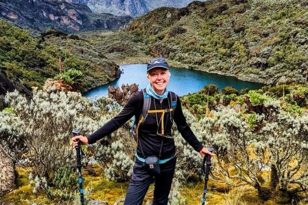 Glacial peaks and giant lobelia in the Rwenzori Mountains